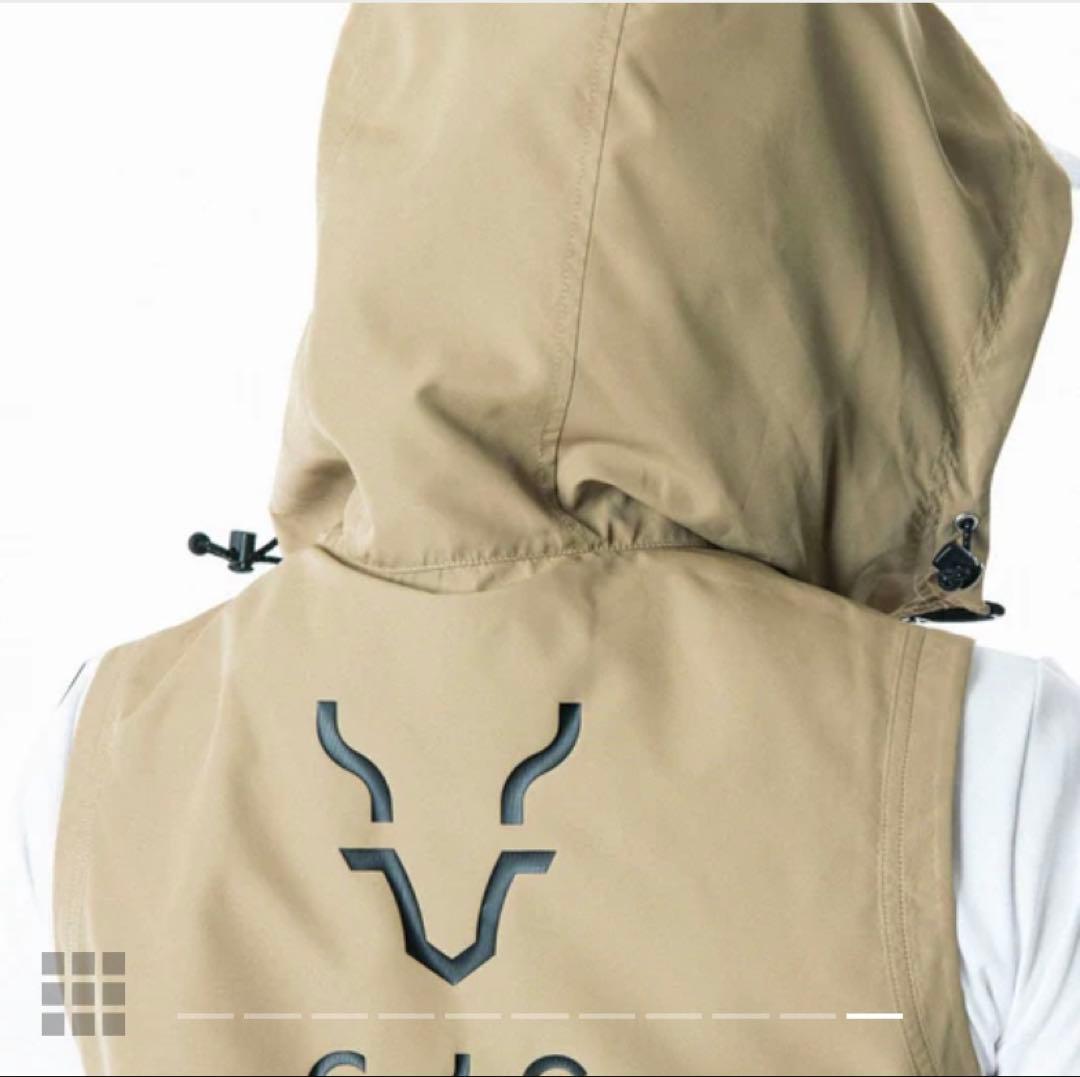 CPG GOLF フード付き ゴルフ ベスト ブラック