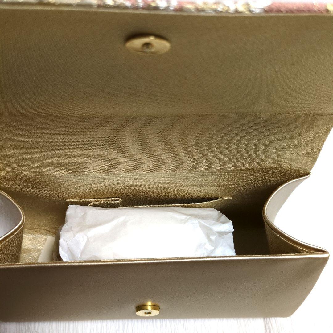 フォーマル　草履　バッグセット　松彩　金　和装小物　本革　正絹