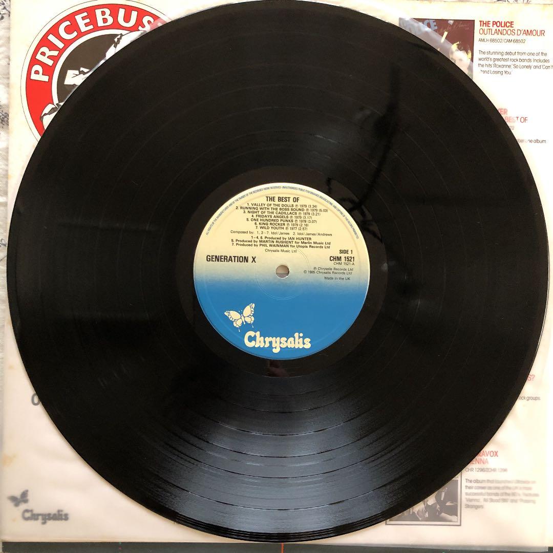 UK初回オリジナル盤 3枚セット GENERATION X