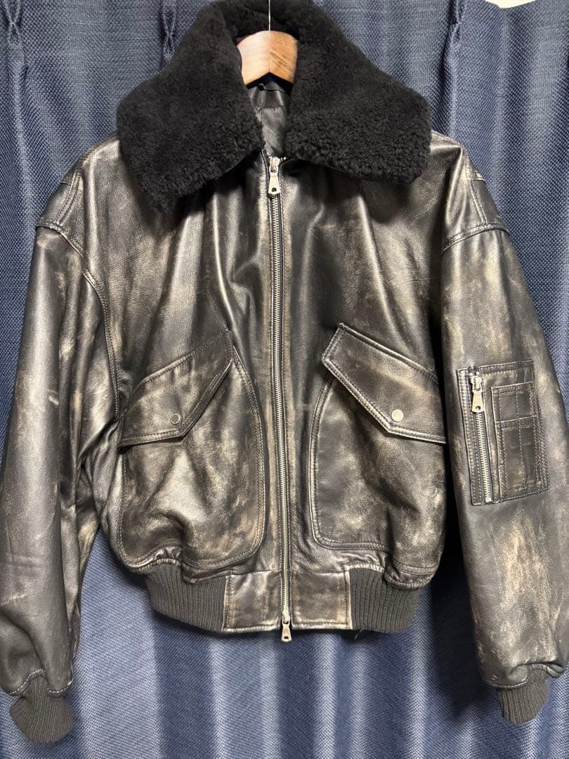 MAISON SPECIAL シープレザームートンジャケット 即完売　値下げ❗️