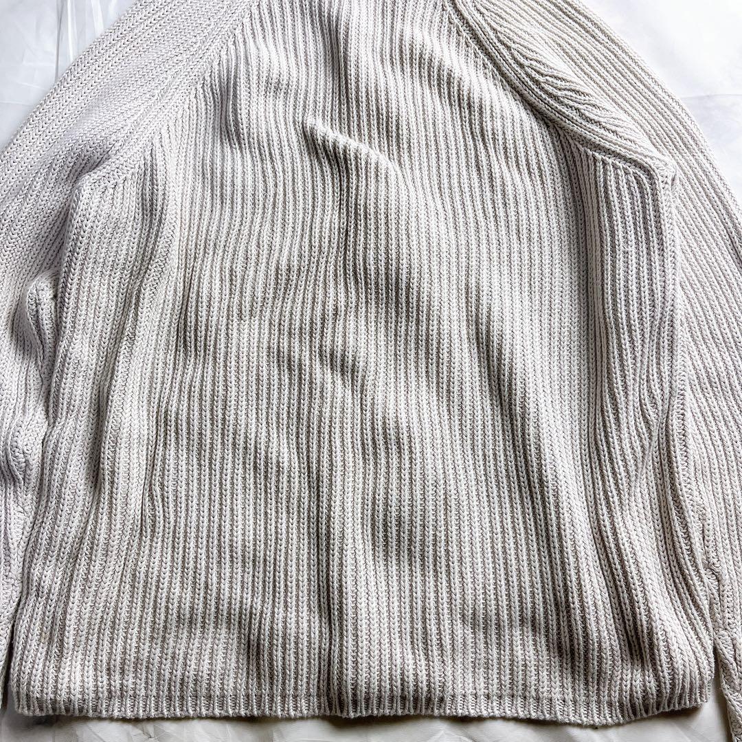 【美品】WEEKEND Max Mara コットンニットパーカー M アイボリー
