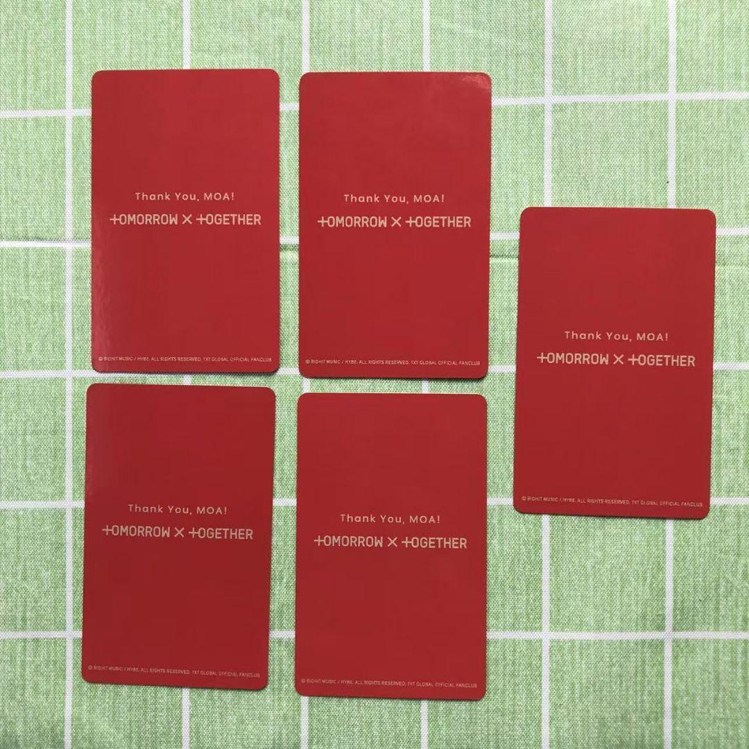 TXT 日本 ペンミ 会場限定 MOAZONE トレカ 全員5枚