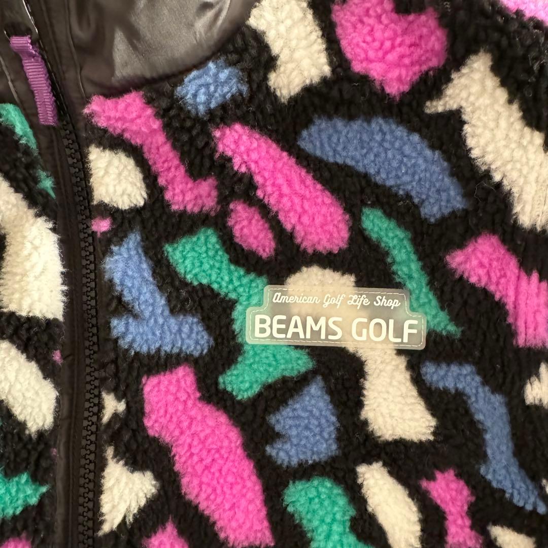 【BEAMSGOLF】ビームスゴルフ メンフィス フリース ブルゾンMレディース