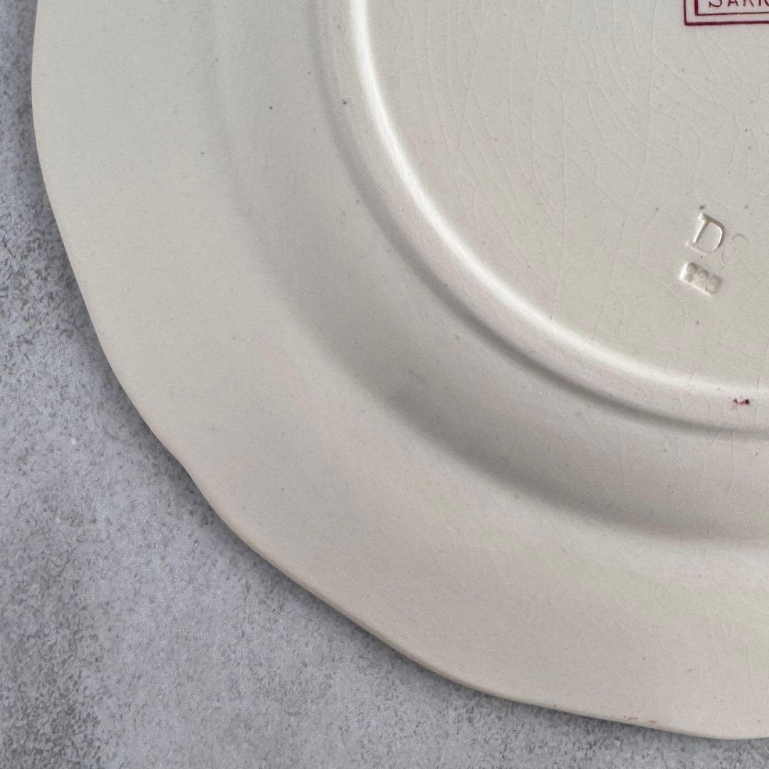 ④ 美品フランスアンティーク　サルグミンヌ　Fontanges ディナープレート