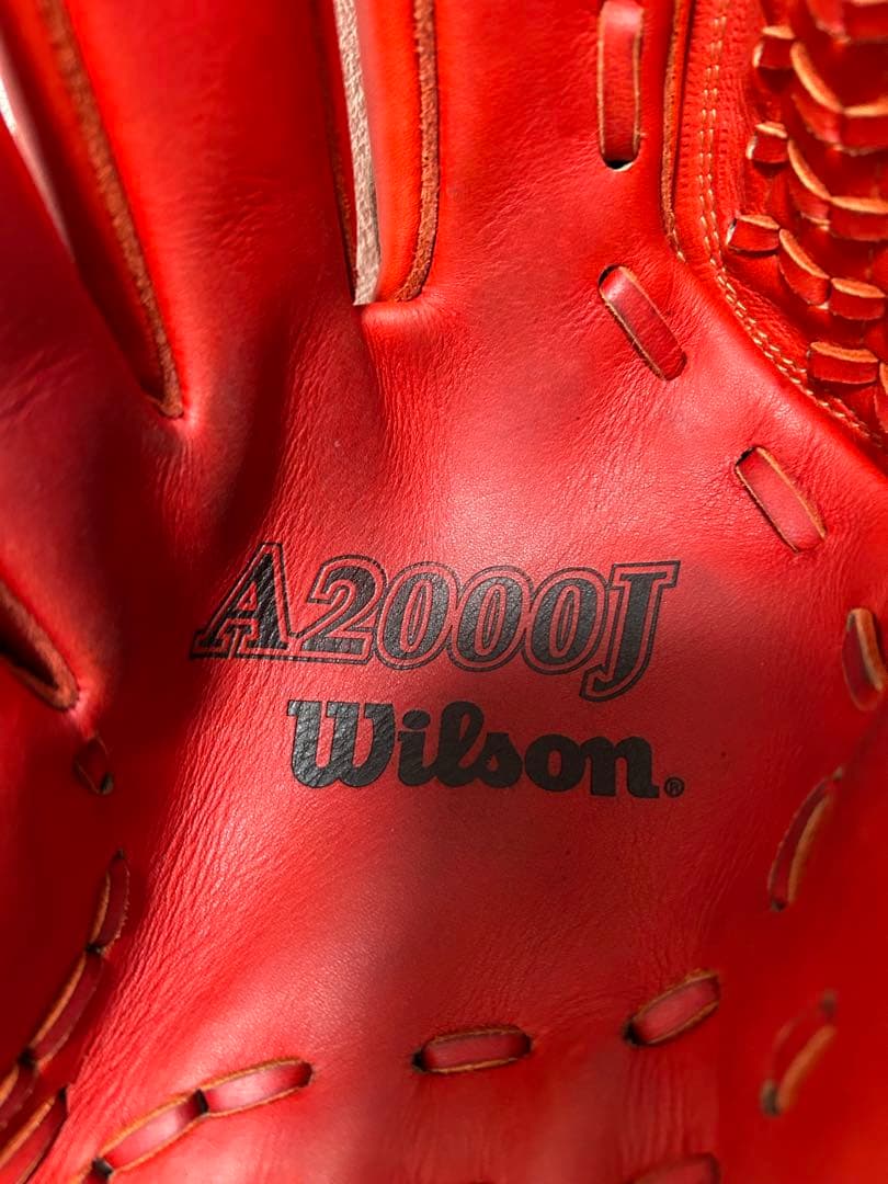 ウィルソンA2000J 硬式グラブ 投手用　オレンジ
