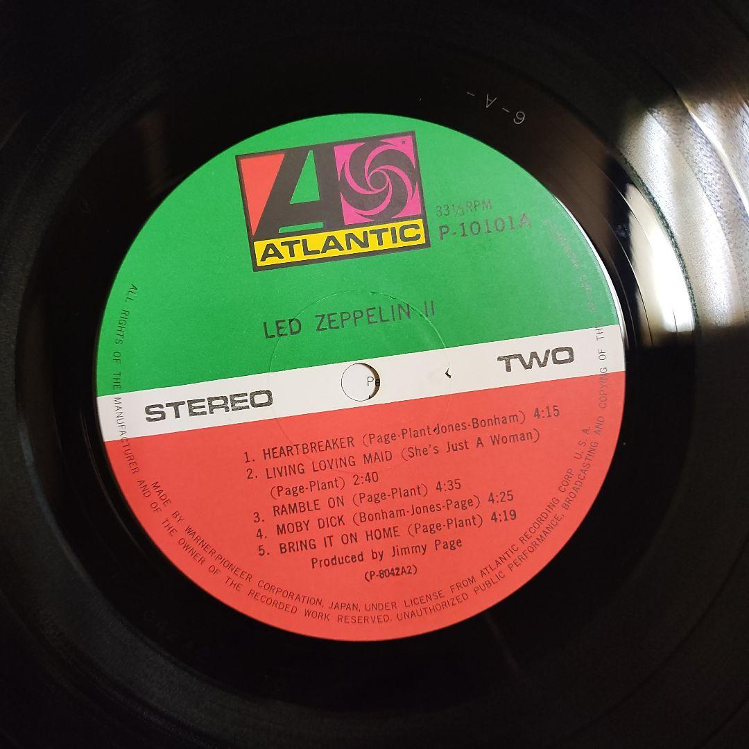 【美品ポスター付きＬＰレコード】レッド・ツェッペリン／ll