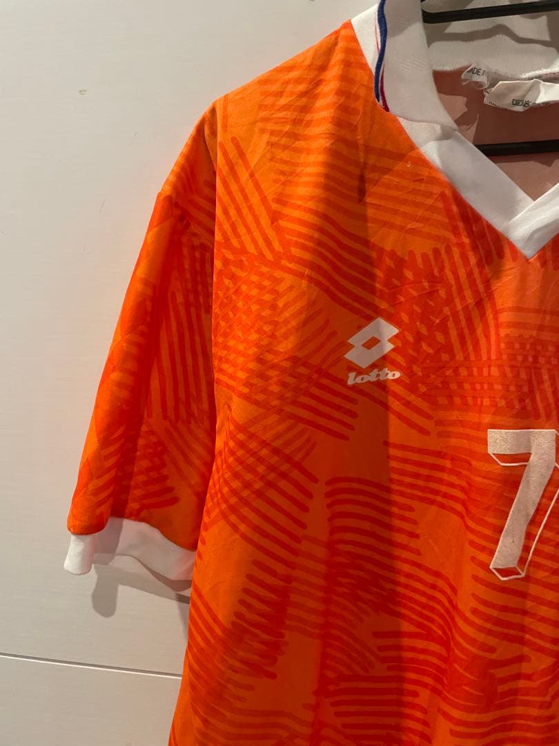希少 Lotto ロット サッカー オランダ代表 90年代 ユニフォーム 7番
