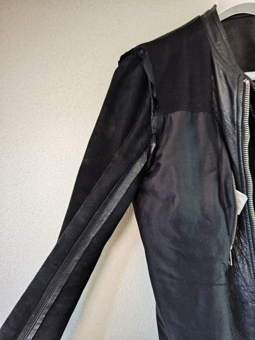 Rick Owens 10AW レザージャケット黒 XS