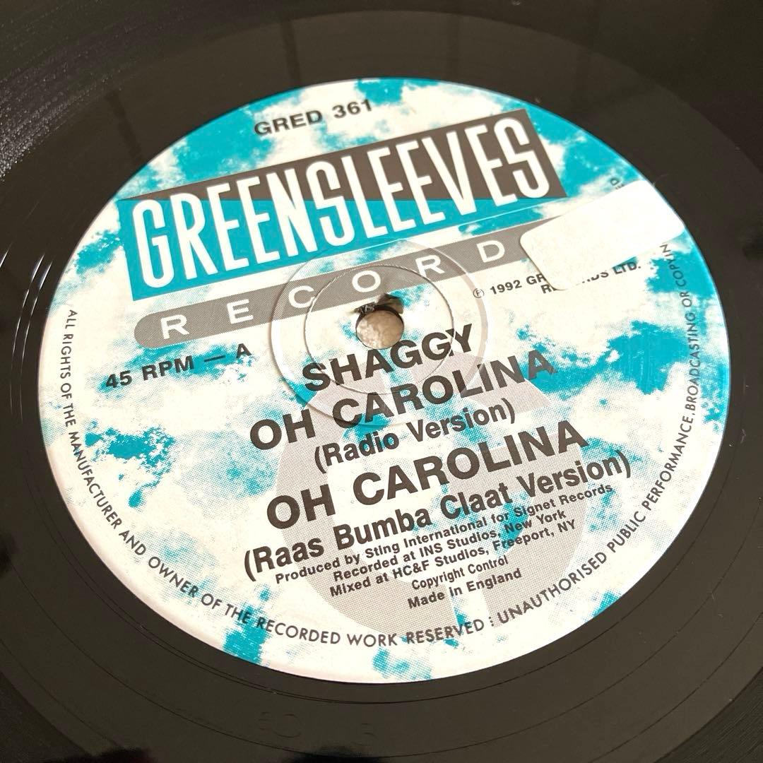 SHAGGY Oh Carolina 12㌅シングルレコード