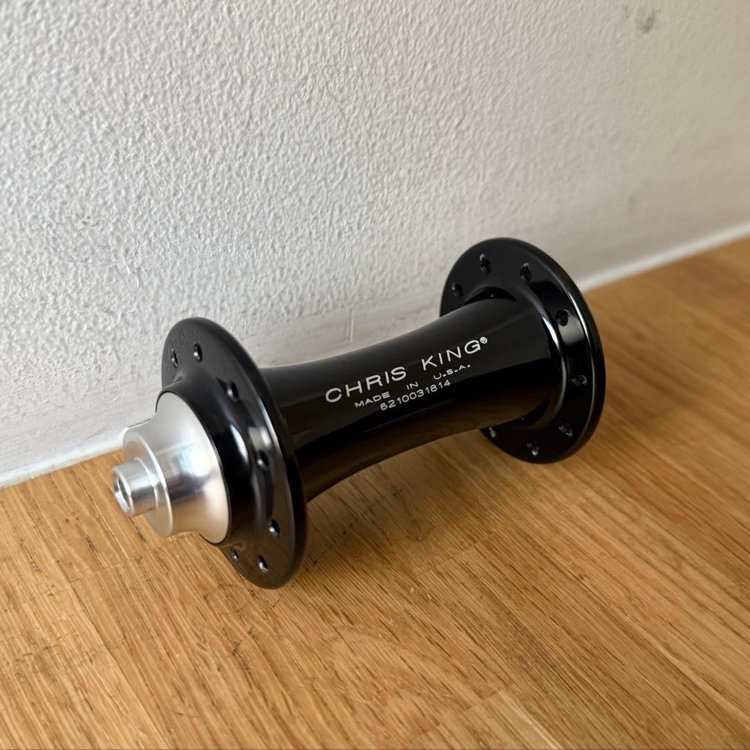 【ほぼ新品】CHRIS KING R45 FRONT クリスキング フロントハブ