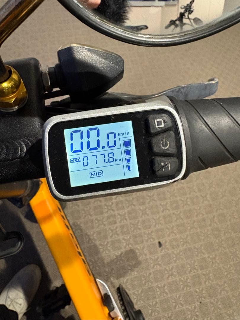 glafit 折りたたみ電動自転車 走行77km 予備バッテリー 東京手渡し可