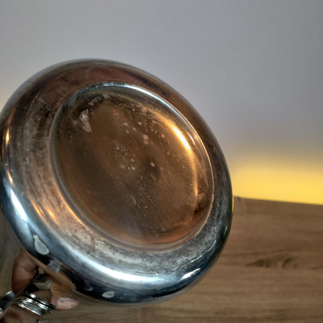 [美品＆直火OK]　ステンレス製　焚き火ケトル　大容量2.0L　キャンプにも