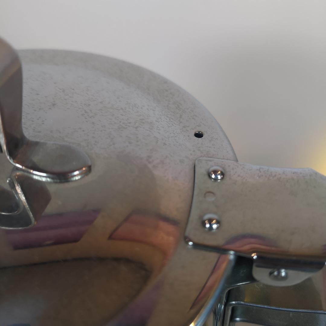 [美品＆直火OK]　ステンレス製　焚き火ケトル　大容量2.0L　キャンプにも