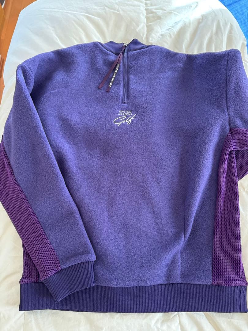 新品　UNITED ARROWS GOLF フリースセーターＳ