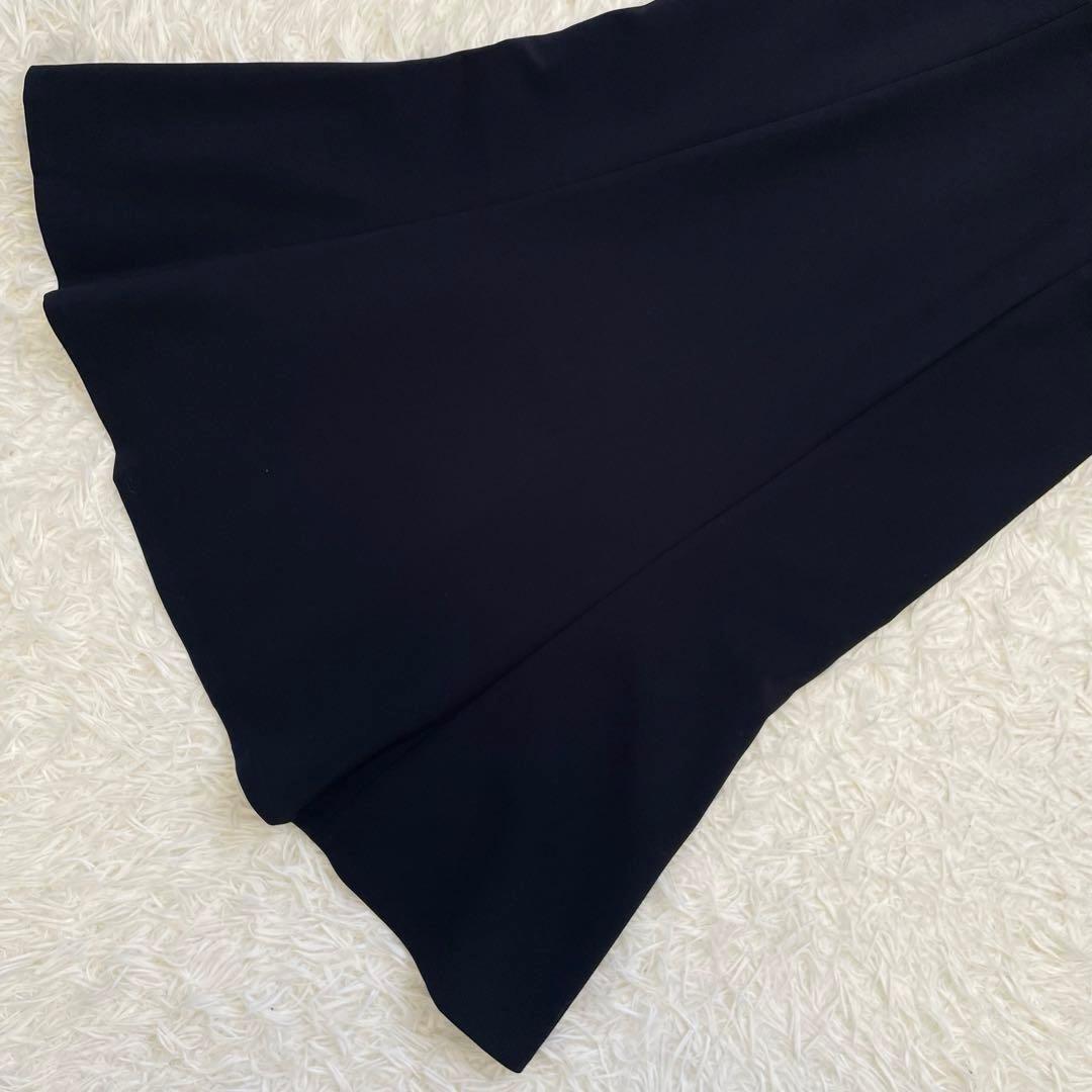 美品✨️セルフォード 襟付きワンピース ロングワンピース ネイビー 36