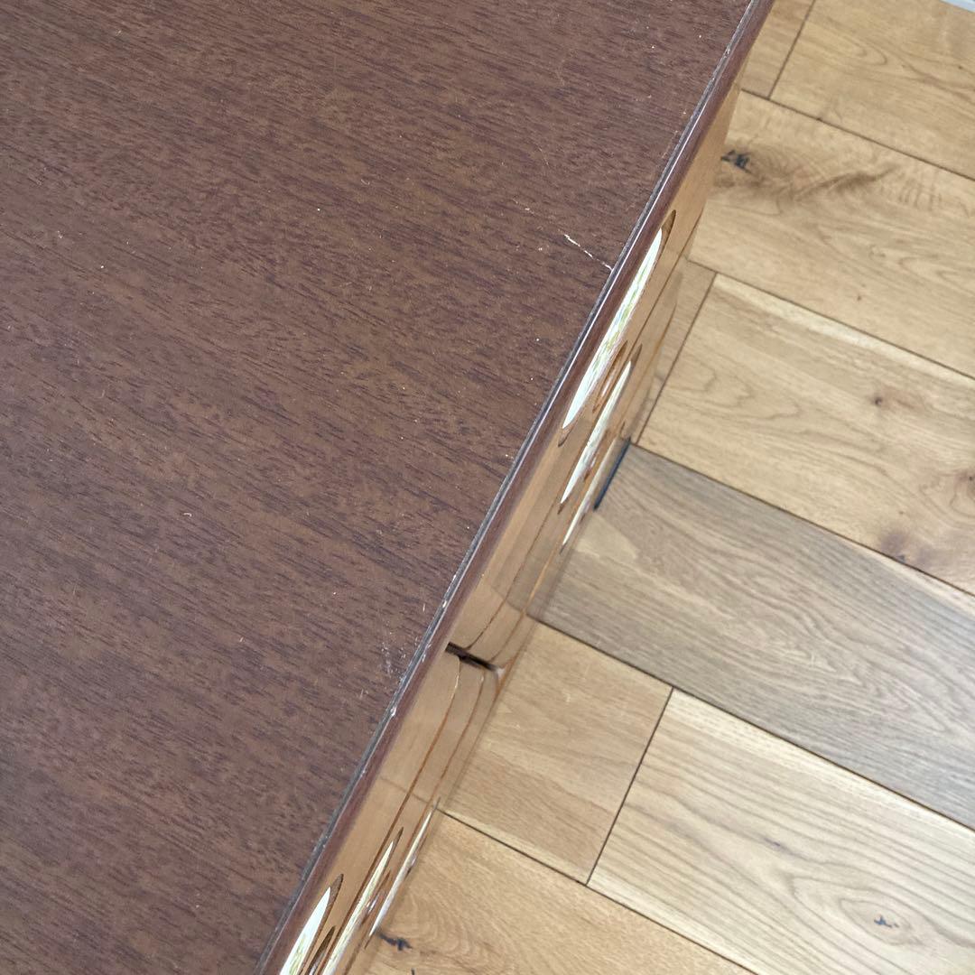 ☆レトロ☆ ティンバーランド　3段チェスト　6引き出し　ポケット　ブラウン