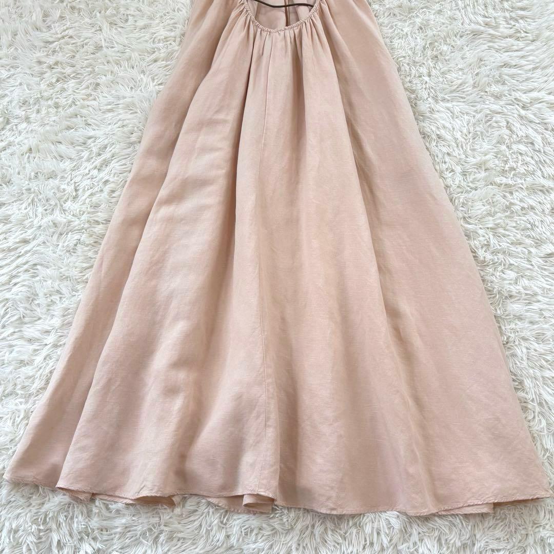 アリシアスタン　ALEXIA STAM リネンサマーマキシワンピース　ピンク