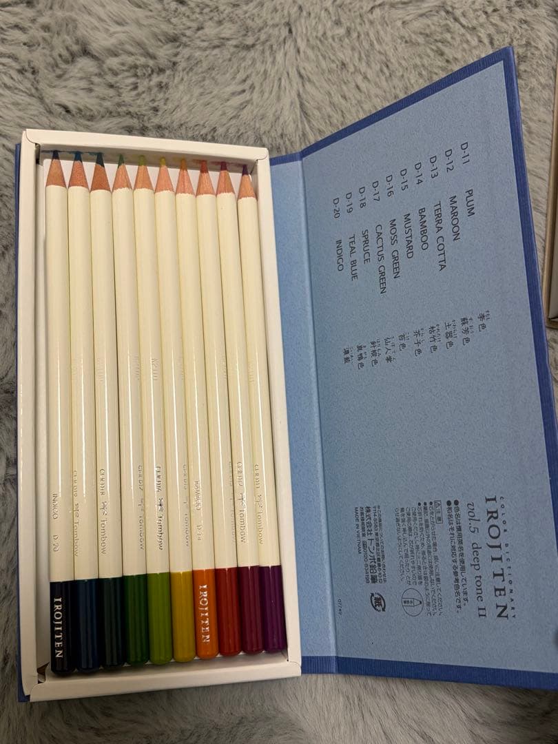 トンボ　色鉛筆