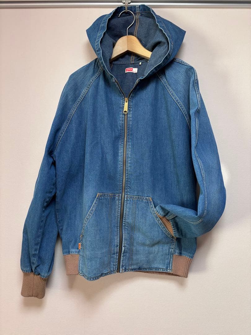 m*i様 LEVI’Sデニム フーディー ミディアムインディゴ　（アクティブジャ