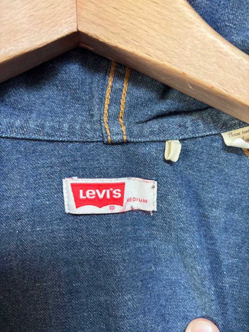 m*i様 LEVI’Sデニム フーディー ミディアムインディゴ　（アクティブジャ