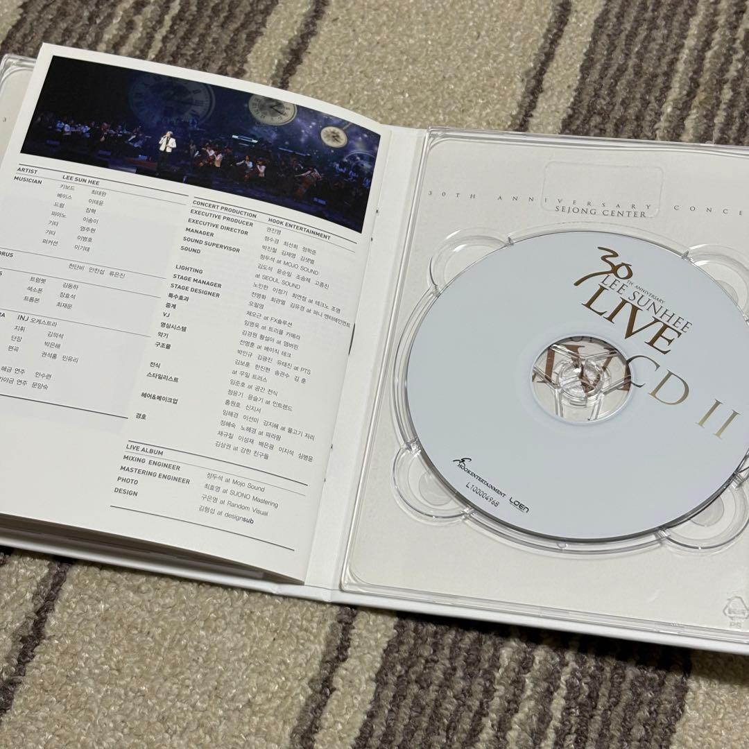 【廃盤/レア】イ・ソニ　30周年　LIVE CD LEE SUNHEE 30th