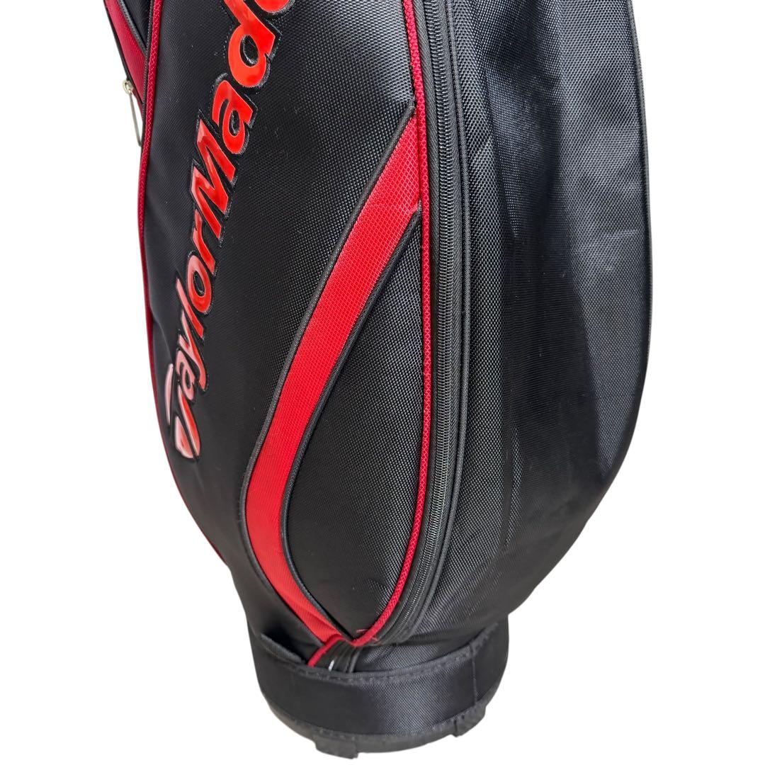 【即日発送】TaylorMade キャディバッグ 5分割 赤黒 ゴルフ 2238