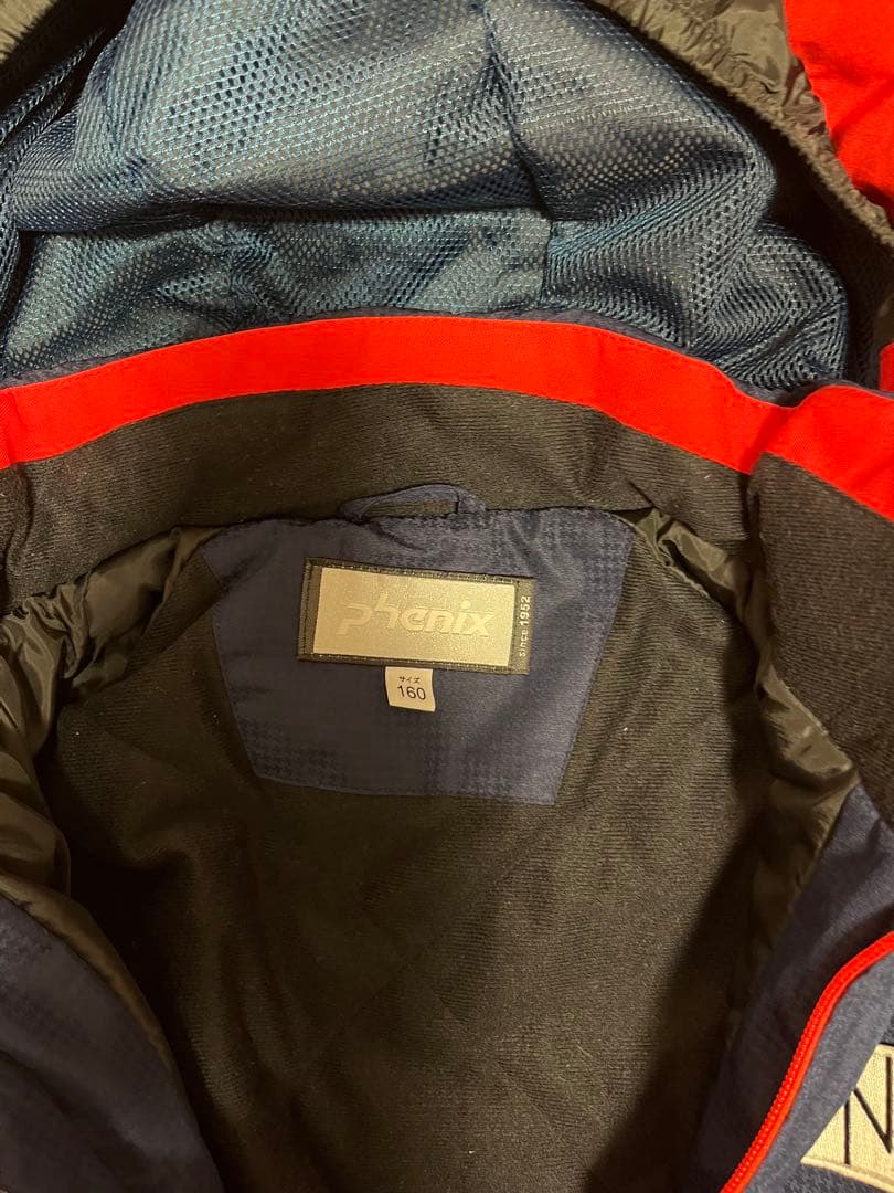 Phenix スキーウェア 160サイズ ネイビー/レッド