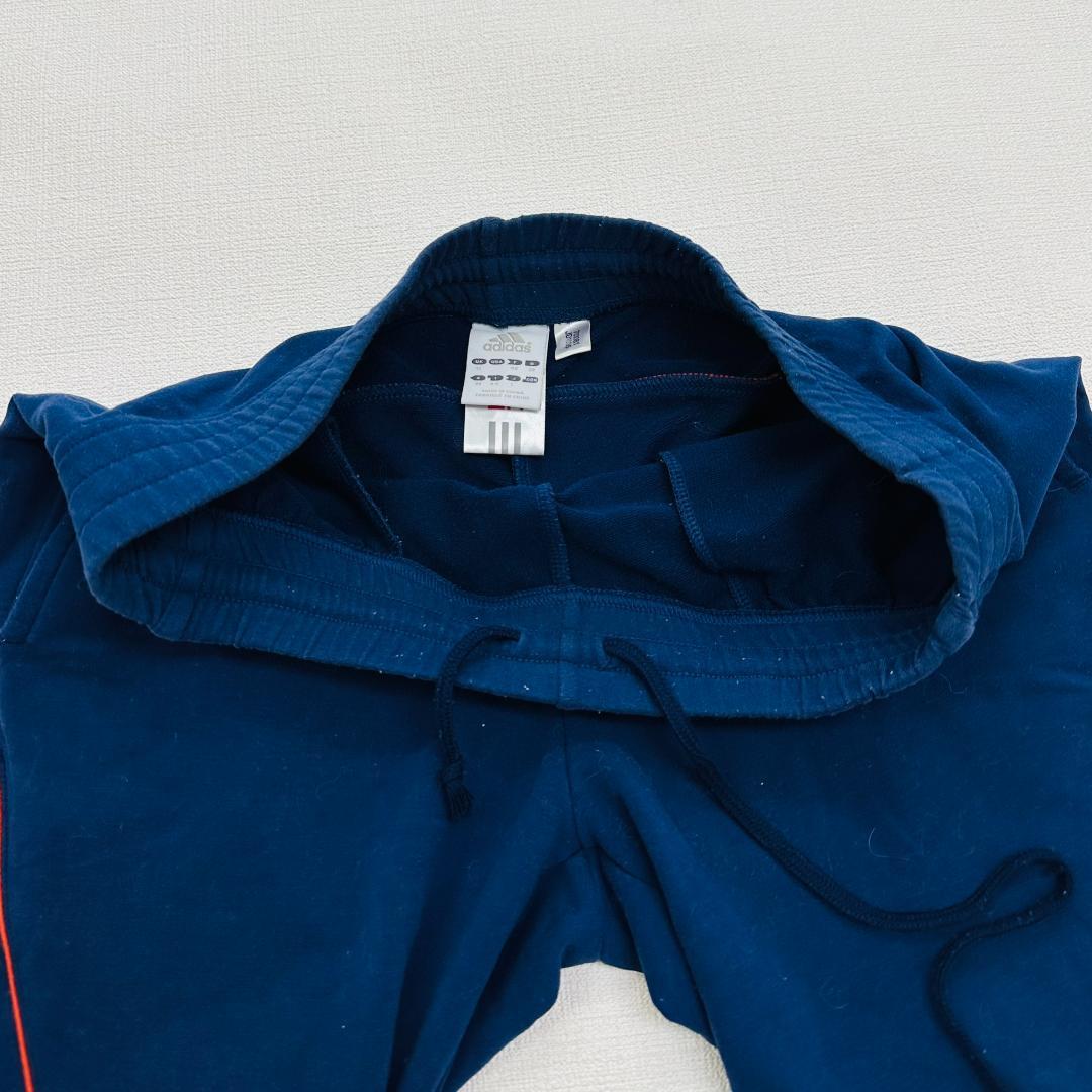 アディダス セットアップ ジャージ オレンジ L ネイビー　スリーストライプス