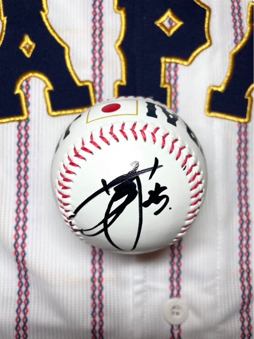 侍ジャパン　岡本和真　直筆サインボール　ロゴ入り球　2026WBC代表