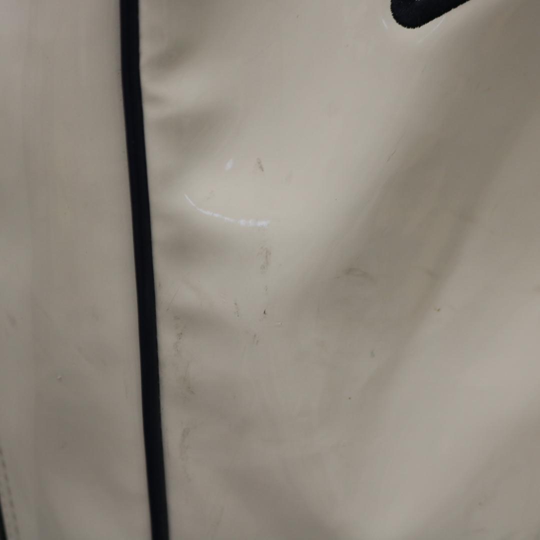 パーリーゲイツ キャディバッグ エナメル ホワイト スマイル89 ゴルフバッグ