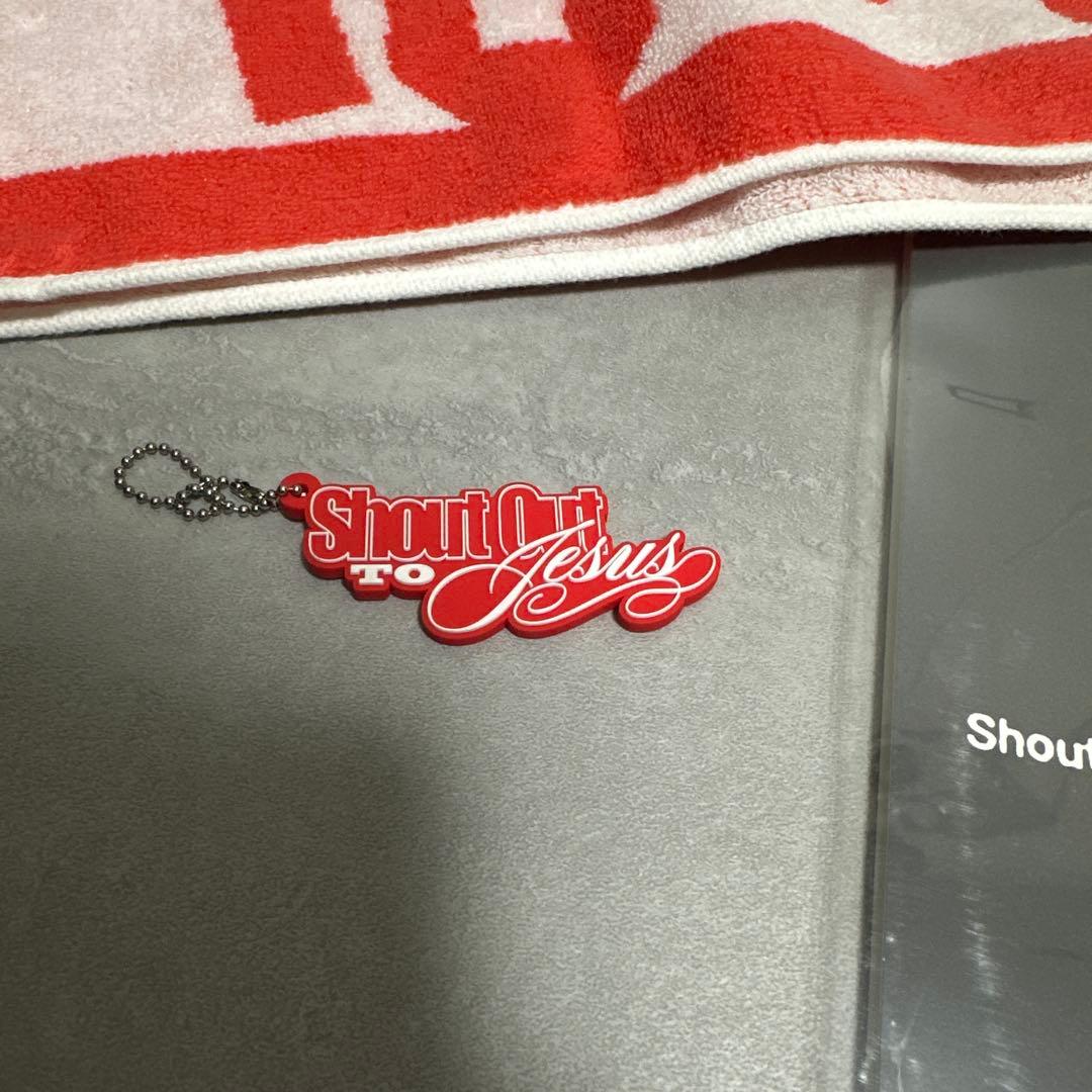 Kvibaba Shout Out to Jesus レコードタオルキーホルダー