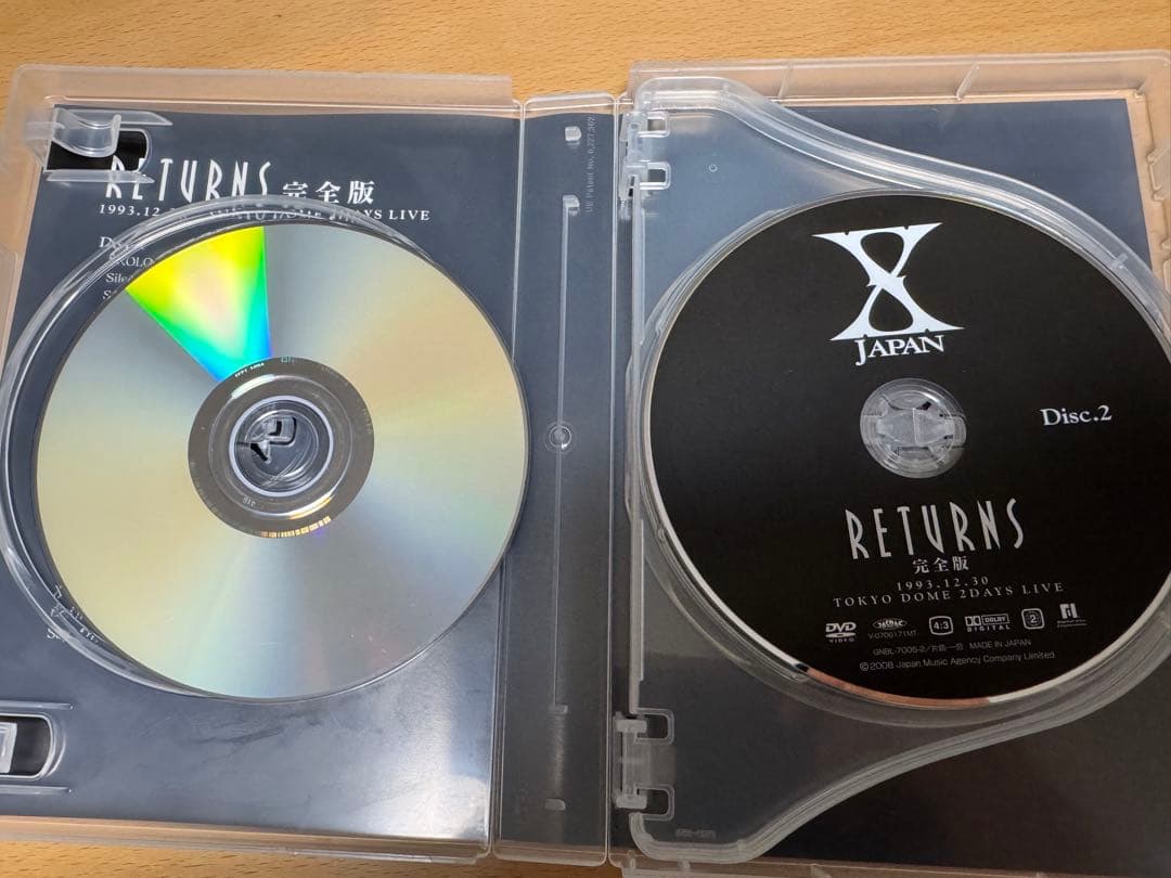 RETURNS完全版dvd 6枚組特典DVD付き　XJAPAN
