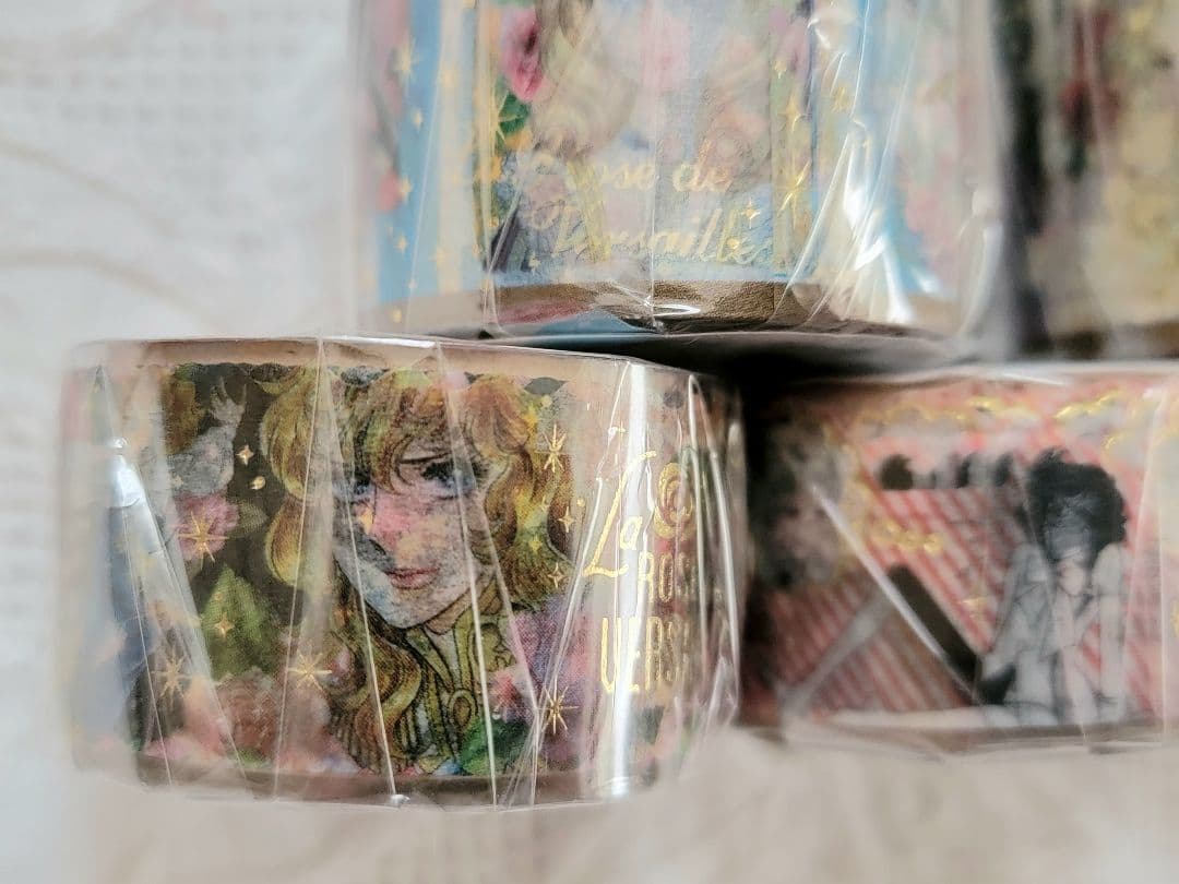 超激レア　入手困難　ベルサイユのばら　箔入りマスキングテープ　5個セット　超希少