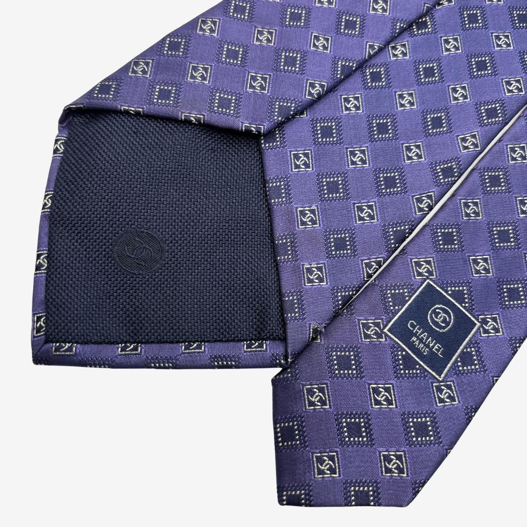 ☆Jennie.G★ 様CHANEL シルクネクタイ ココマーク 格子柄