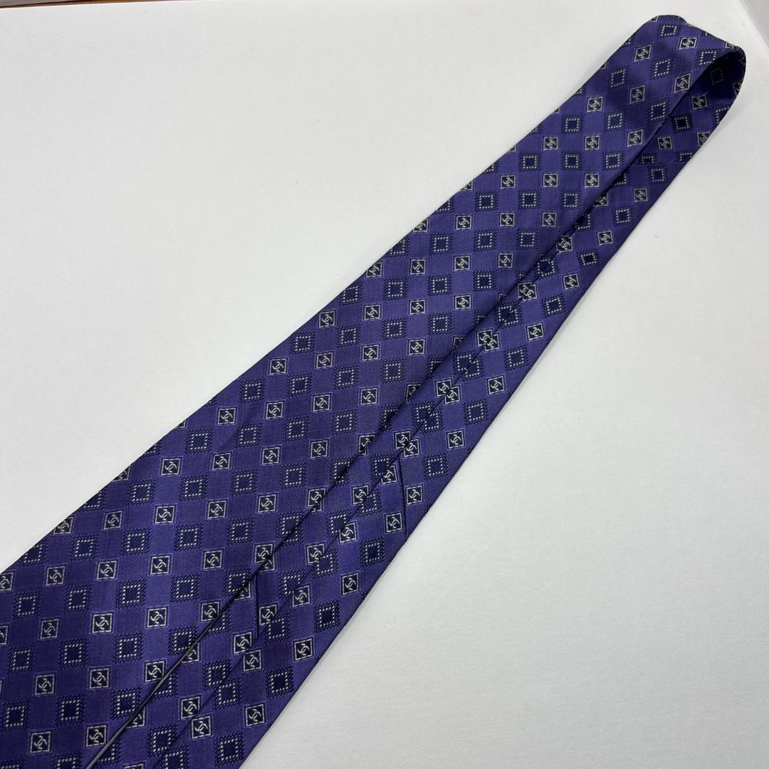 ☆Jennie.G★ 様CHANEL シルクネクタイ ココマーク 格子柄