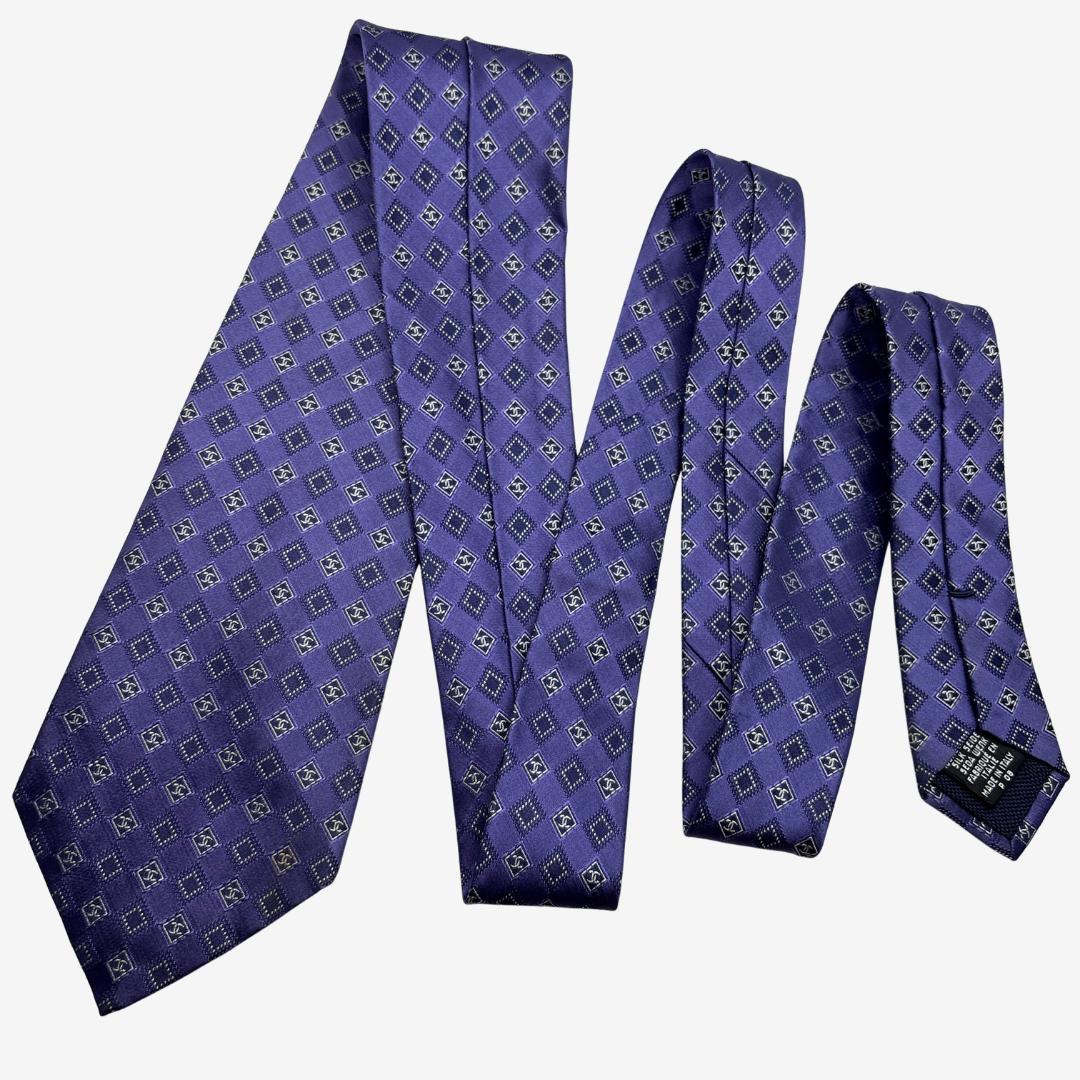 ☆Jennie.G★ 様CHANEL シルクネクタイ ココマーク 格子柄