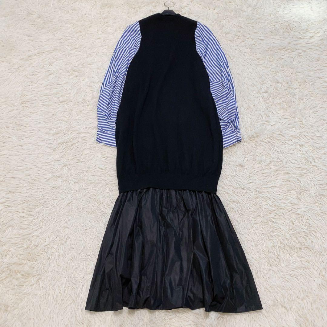 【美品】エンフォルド 23SS ベストレイヤードドレス ワンピース マキシ 人気