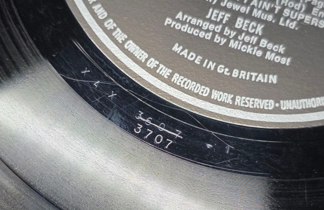 UK初回1/1マト Jeff Beck Truth Rod Stewart参加