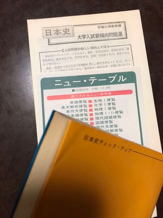 白井明　日本史チェックアップ　評論社　初版別冊帯付き　代ゼミ　書き込み無しの美品