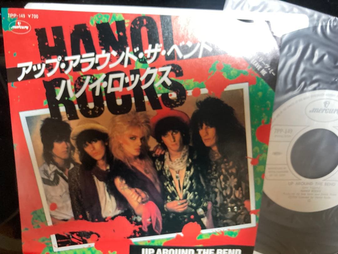 美盤　日本盤プロモ7インチ　ハノイ・ロックスHANOI ROCKS