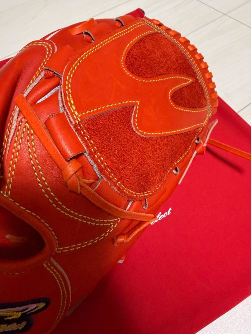 アイピーセレクト 硬式投手用グローブ ラベル交換済み