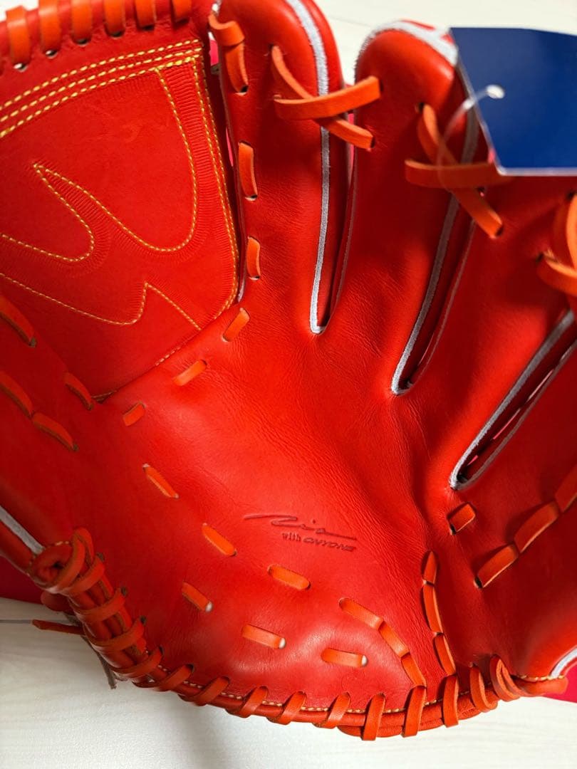 アイピーセレクト 硬式投手用グローブ ラベル交換済み