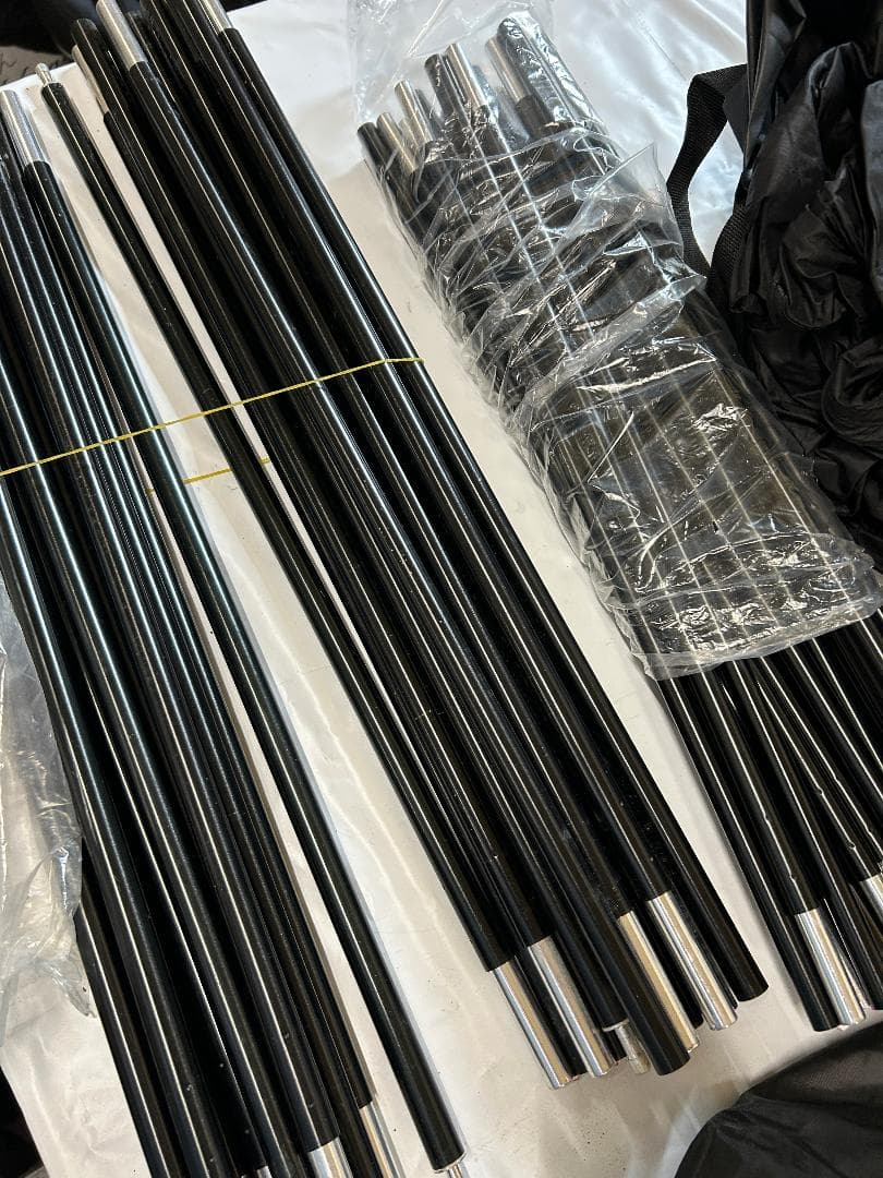 M-㉚【訳ありUSED】G-tent-M200 ドームテント 黒 4-6人用