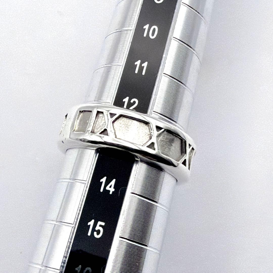 極美品 鏡面仕上げ ティファニー アトラス リング シルバー925 13号