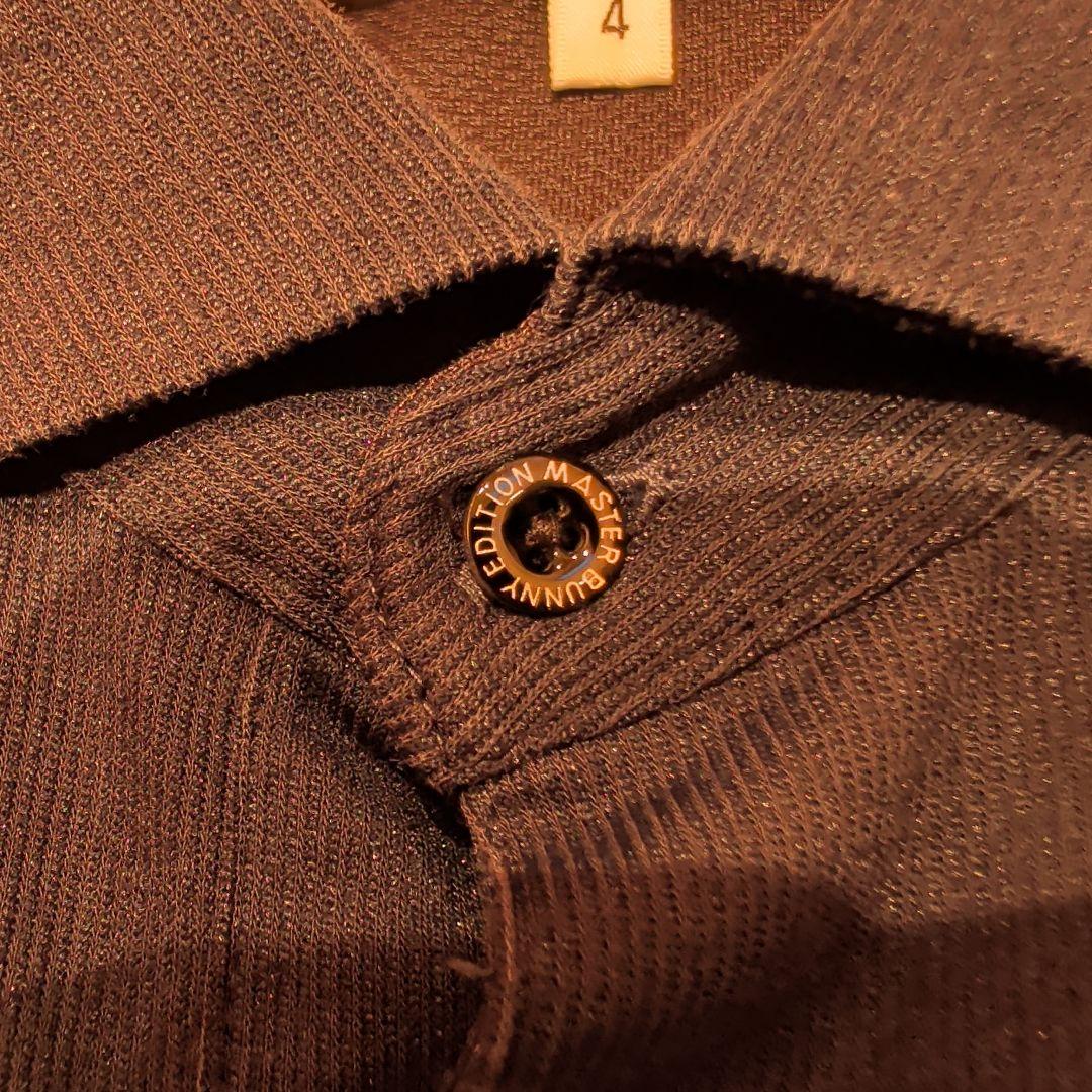 MASTER BUNNY EDITION ポロシャツ 半袖 ブラック ゴルフ