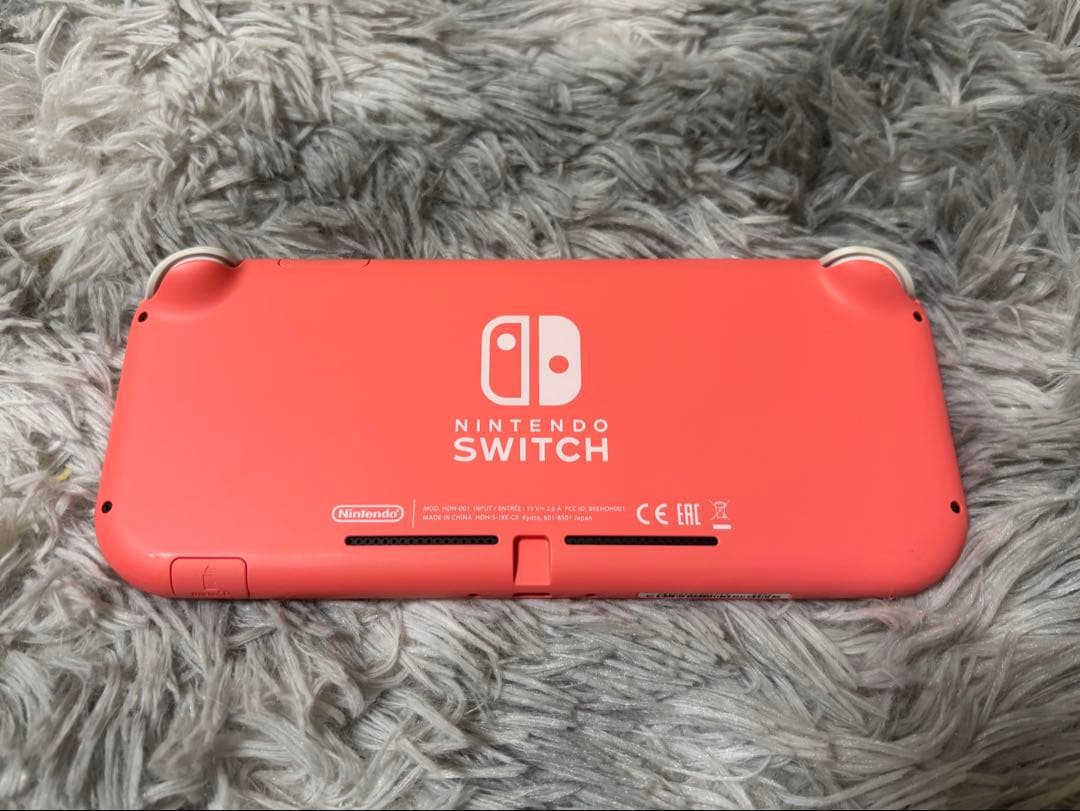 Nintendo Switch Lite 本体 コーラルピンク ケース付き