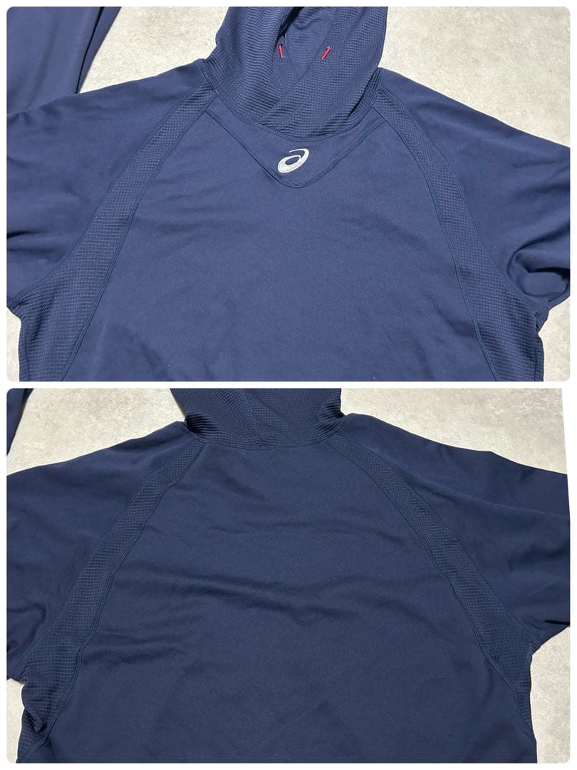 希少 セットアップasics ベースボール　フィールドパーカー パンツ 2XL