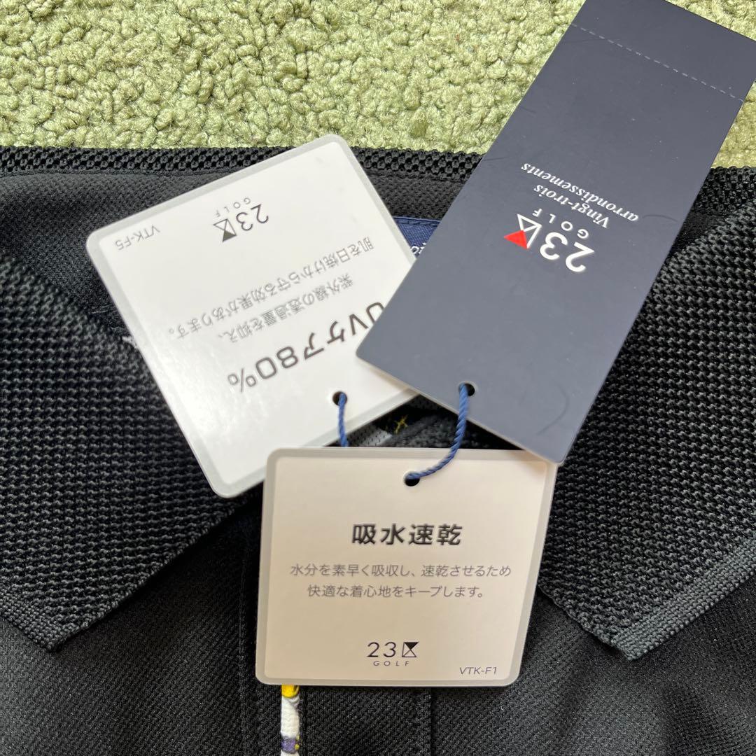 23 区ゴルフ ポロシャツ 黒