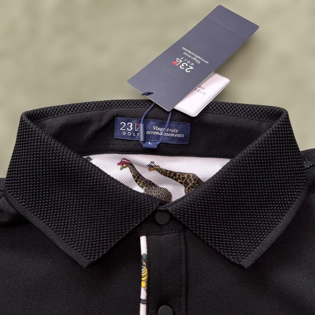 23 区ゴルフ ポロシャツ 黒