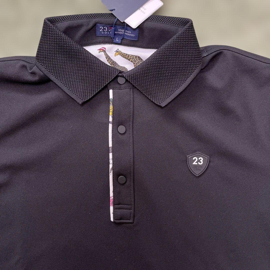 23 区ゴルフ ポロシャツ 黒